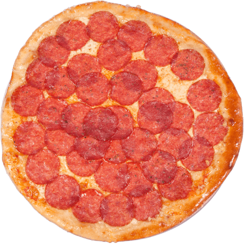 Con Salami pizza
